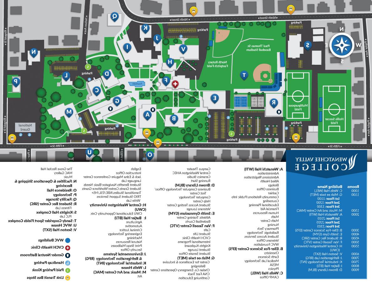 Map of campus